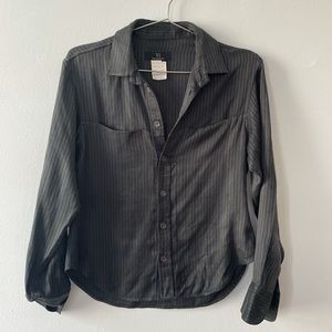 Y’s by Yohji Yamamoto Pinstripe Blouse